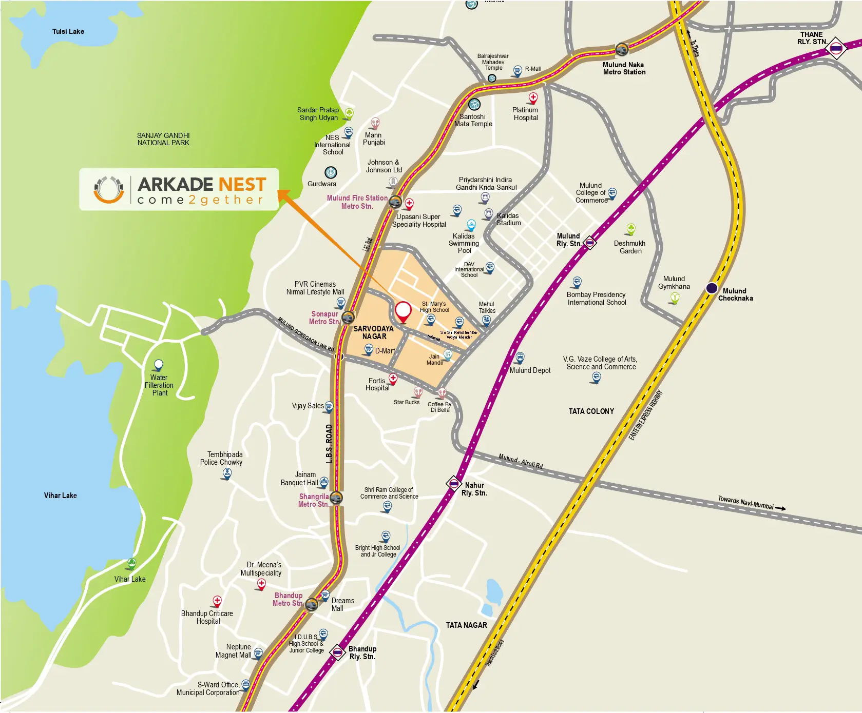 Location Plan of Godrej Reserve